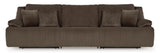 Top Tier Chocolate 3-Piece Reclining Sofa and 2-Piece Reclining Loveseat - Ornate Home