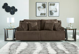 Top Tier Chocolate 3-Piece Reclining Sofa and 2-Piece Reclining Loveseat - Ornate Home
