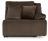 Top Tier Chocolate 3-Piece Sofa Chaise Sectional (Left Shape) - Ornate Home
