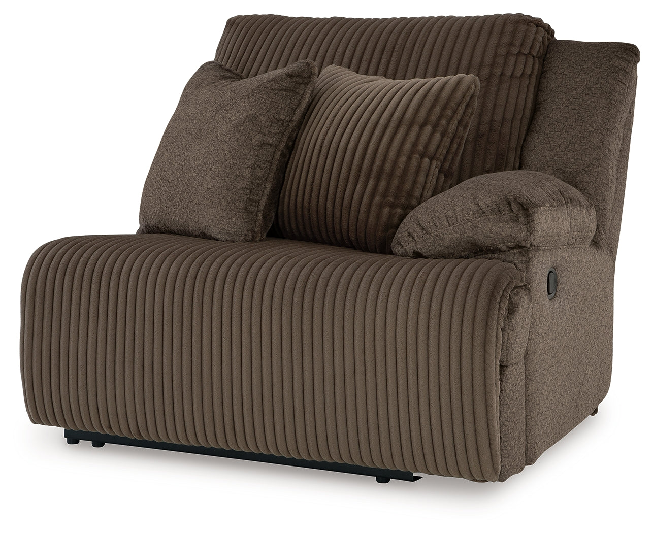 Top Tier Chocolate 3-Piece Sofa Chaise Sectional (Left Shape) - Ornate Home