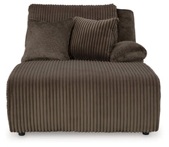 Top Tier Chocolate 3-Piece Sofa Chaise Sectional (Right Shape) - Ornate Home