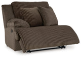 Top Tier Chocolate 3-Piece Sofa Chaise Sectional (Right Shape) - Ornate Home