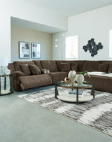 Top Tier Chocolate 3-Piece Sofa Chaise Sectional (Right Shape) - Ornate Home