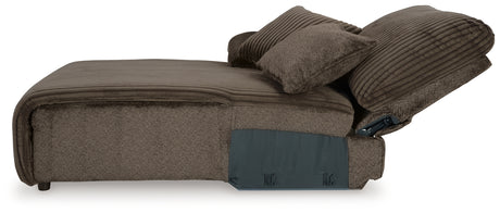 Top Tier Chocolate 4-Piece Reclining Sectional with Chaise - Ornate Home