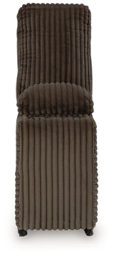 Top Tier Chocolate 4-Piece Reclining Sectional with Chaise - Ornate Home