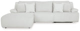 Top Tier Left Shape Alloy 3-Piece Sectional Sofa Chaise (Online Special Price) - Ornate Home