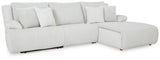 Top Tier Right Shape Alloy 3-Piece Sectional Sofa Chaise (Online Special Price) - Ornate Home
