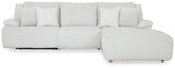 Top Tier Right Shape Alloy 3-Piece Sectional Sofa Chaise (Online Special Price) - Ornate Home