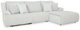Top Tier Right Shape Alloy 3-Piece Sectional Sofa Chaise - Ornate Home