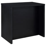 Topanga Black Engineered Wood Freestanding Home Bar - Ornate Home