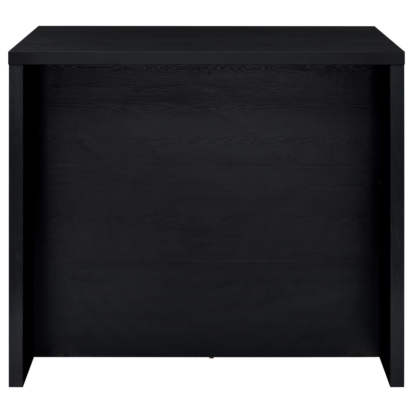 Topanga Black Engineered Wood Freestanding Home Bar - Ornate Home