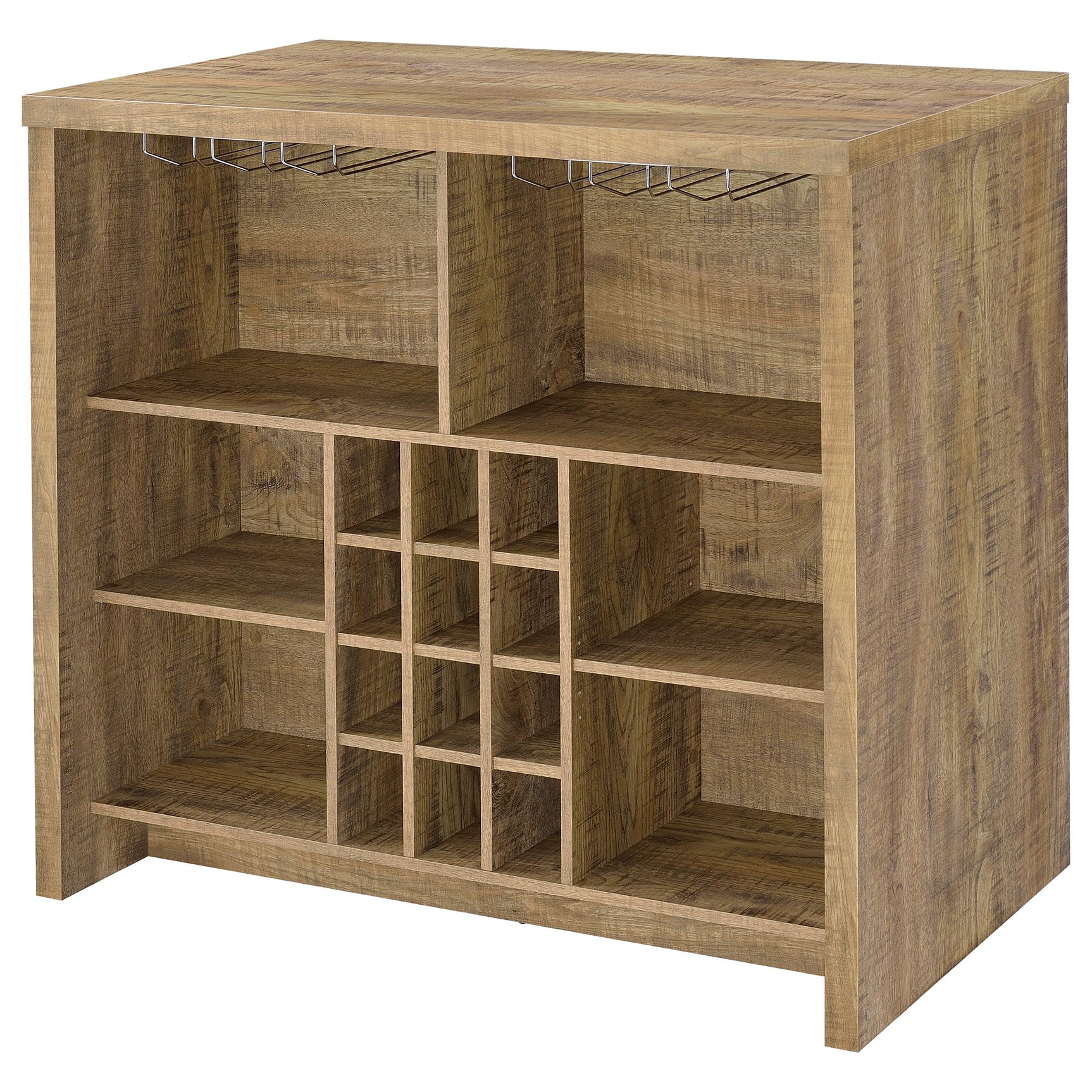 Topanga Mango Engineered Wood Freestanding Home Bar - Ornate Home