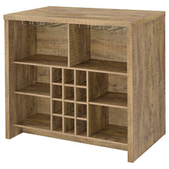 Topanga Mango Engineered Wood Freestanding Home Bar - Ornate Home