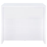 Topanga White Engineered Wood Freestanding Home Bar - Ornate Home