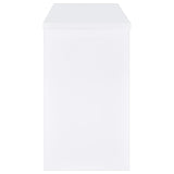 Topanga White Engineered Wood Freestanding Home Bar - Ornate Home