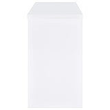 Topanga White Engineered Wood Freestanding Home Bar - Ornate Home