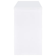 Topanga White Engineered Wood Freestanding Home Bar - Ornate Home
