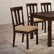 Topeka Brown Cherry Side Chair (Set of 6) - Ornate Home