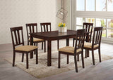 Topeka Brown Cherry Side Chair (Set of 6) - Ornate Home