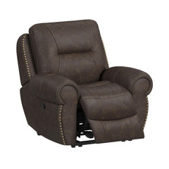 Topeka Rocky Brown Recliner - Ornate Home