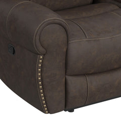Topeka Rocky Brown Recliner - Ornate Home