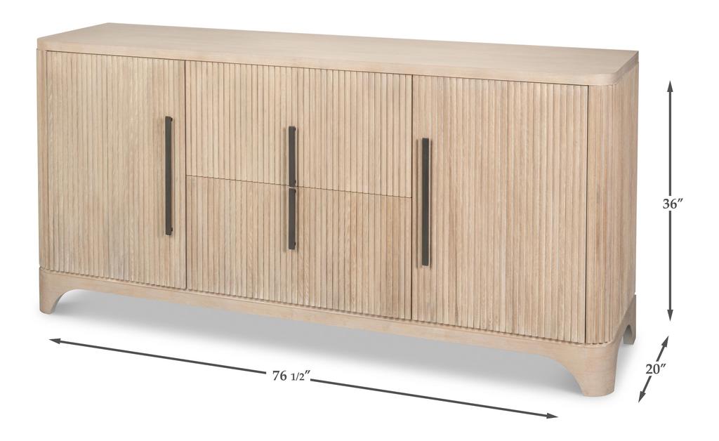 Topsail Brown Credenza - Ornate Home