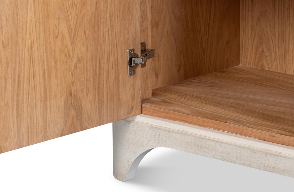 Topsail White Credenza - Ornate Home