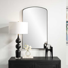 Tordera Black Arch Mirror - Ornate Home
