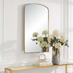 Tordera Brass Arch Mirror - Ornate Home