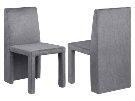 Tordera Grey Side Chair (Set of 2) - Ornate Home