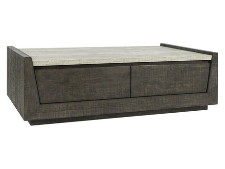Tori Dark Brown 58" Coffee Table - Ornate Home