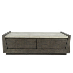Tori Dark Brown 58" Coffee Table - Ornate Home