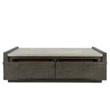 Tori Dark Brown 58" Coffee Table - Ornate Home