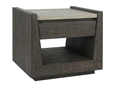 Tori Dark Brown End Table - Ornate Home