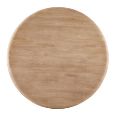Tori Oak 48 Inch Round Indoor and Outdoor Patio Dining Table - Ornate Home