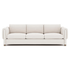 Tori Portobello Sofa Without Pillows - Ornate Home