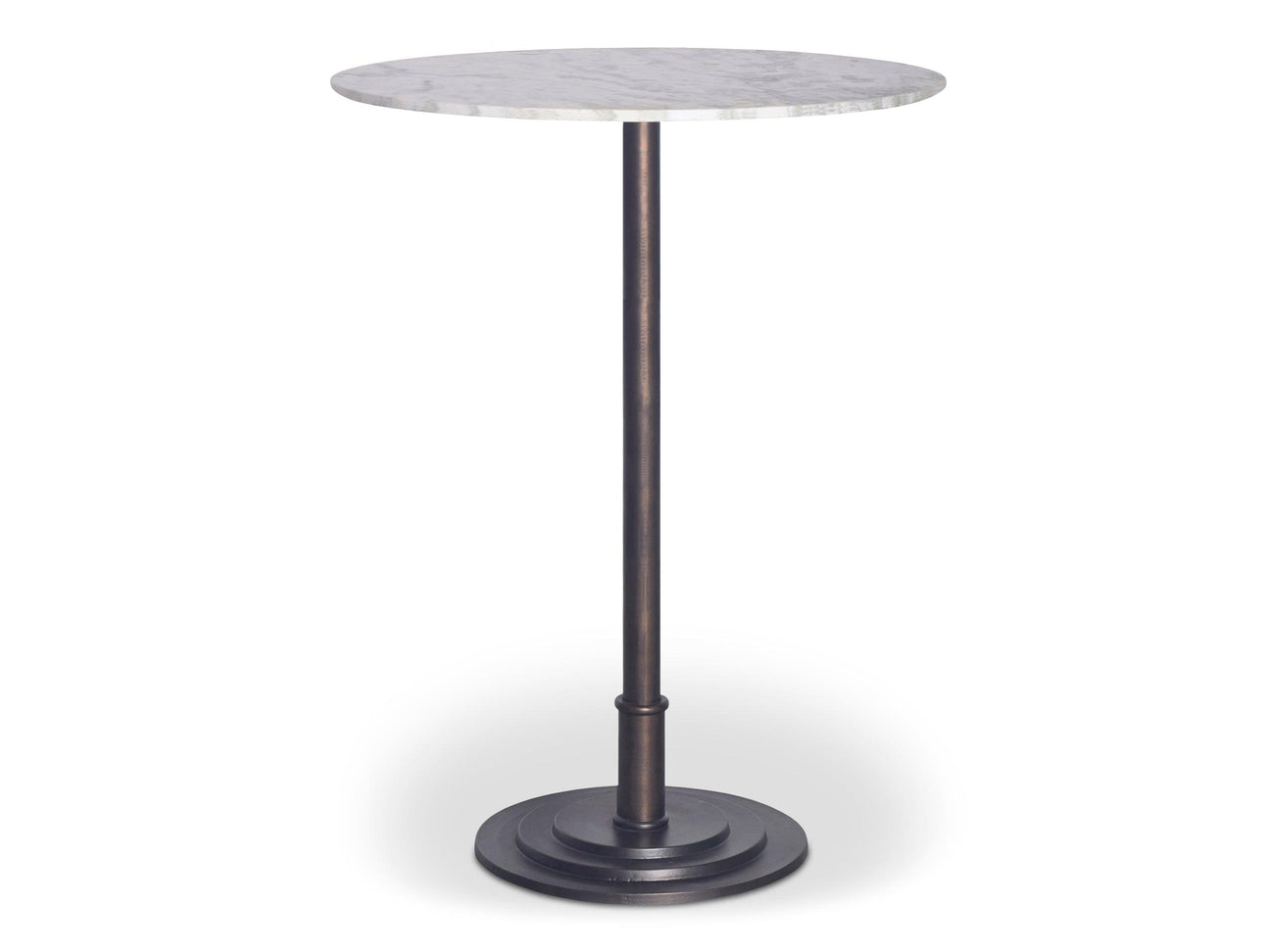 Tori White Marble Outdoor Bar Table - Ornate Home