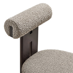 Torian Wenge Taupe Boucle Fabric Dining Chair (Set of 2) - Ornate Home