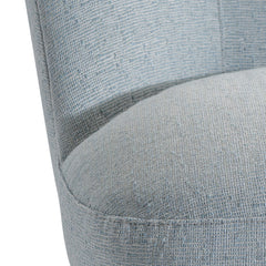 Torie Light Blue Outdoor Swivel Chair - Ornate Home