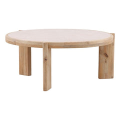 Torin Beige/Natural Coffee Table - Ornate Home