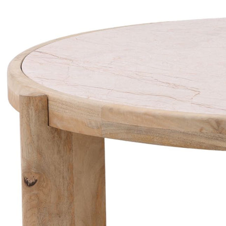 Torin Beige/Natural Coffee Table - Ornate Home