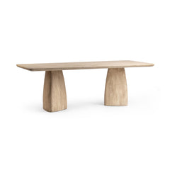 Torino Sandstone Greige 90" Rectangular Dining Table