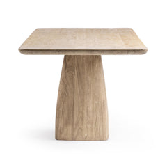 Torino Sandstone Greige 90" Rectangular Dining Table