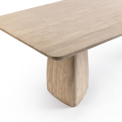 Torino Sandstone Greige 90" Rectangular Dining Table