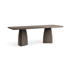 Torino Smoked Ash 90" Rectangular Dining Table