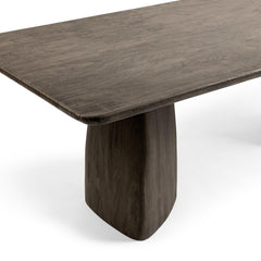 Torino Smoked Ash 90" Rectangular Dining Table