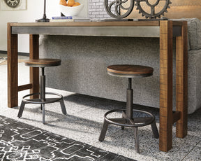 Torjin Brown/Gray Counter Height Dining Table and 2 Barstools (Online Special Price) - Ornate Home
