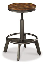 Torjin Brown/Gray Counter Height Dining Table with 4 Barstools (Online Special Price) - Ornate Home