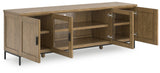 Torlanta Brown Extra Large TV Stand - Ornate Home
