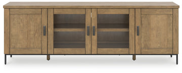 Torlanta Brown Extra Large TV Stand - Ornate Home